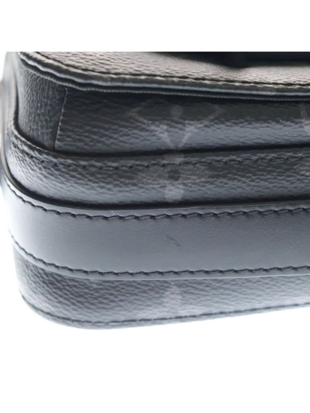 ★SOLD★ Louis Vuitton Monogram Eclipse Steamer Messenger Bag Black - Picture 6 of 6